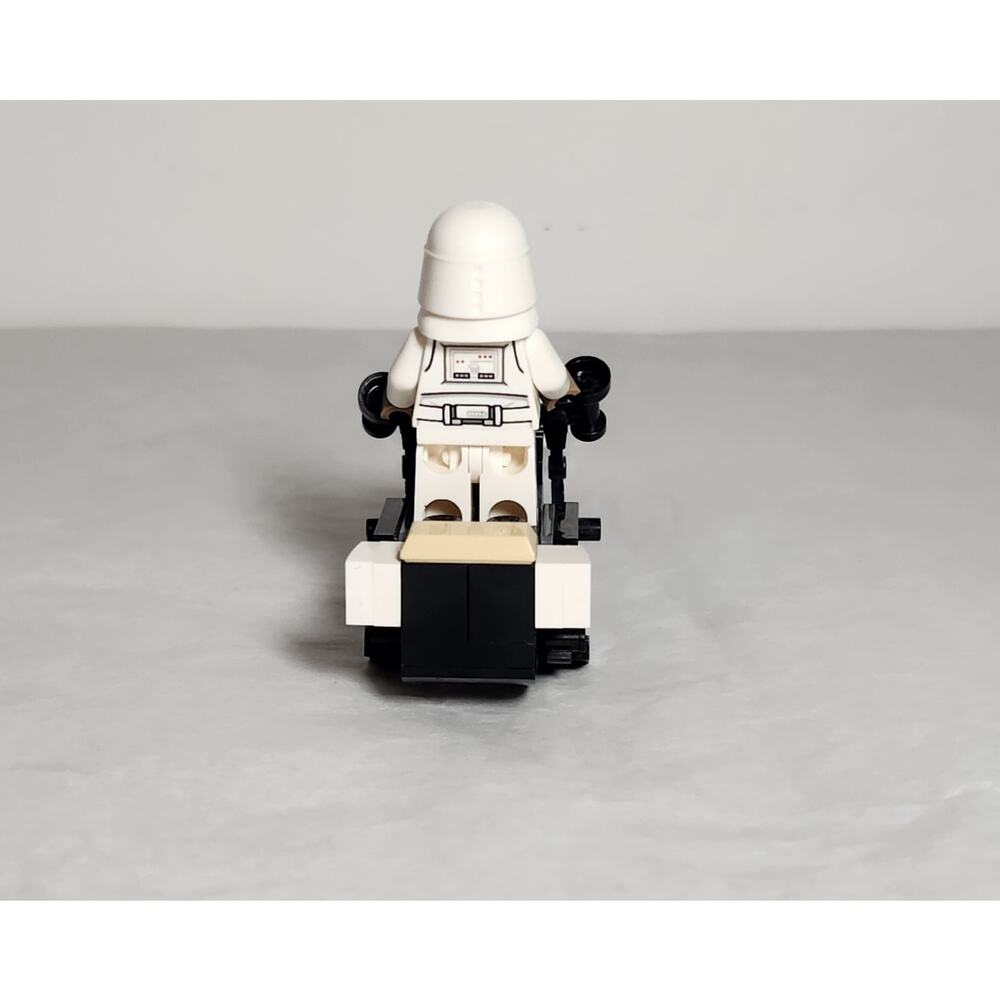 Lego Star Wars Snowtrooper Minifigure With Speeder Bike VG+ - Picture 4 of 7